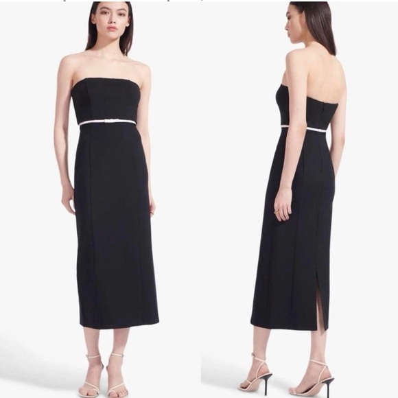 STAUD Honeydew Strapless Dress - Picture 12 of 13